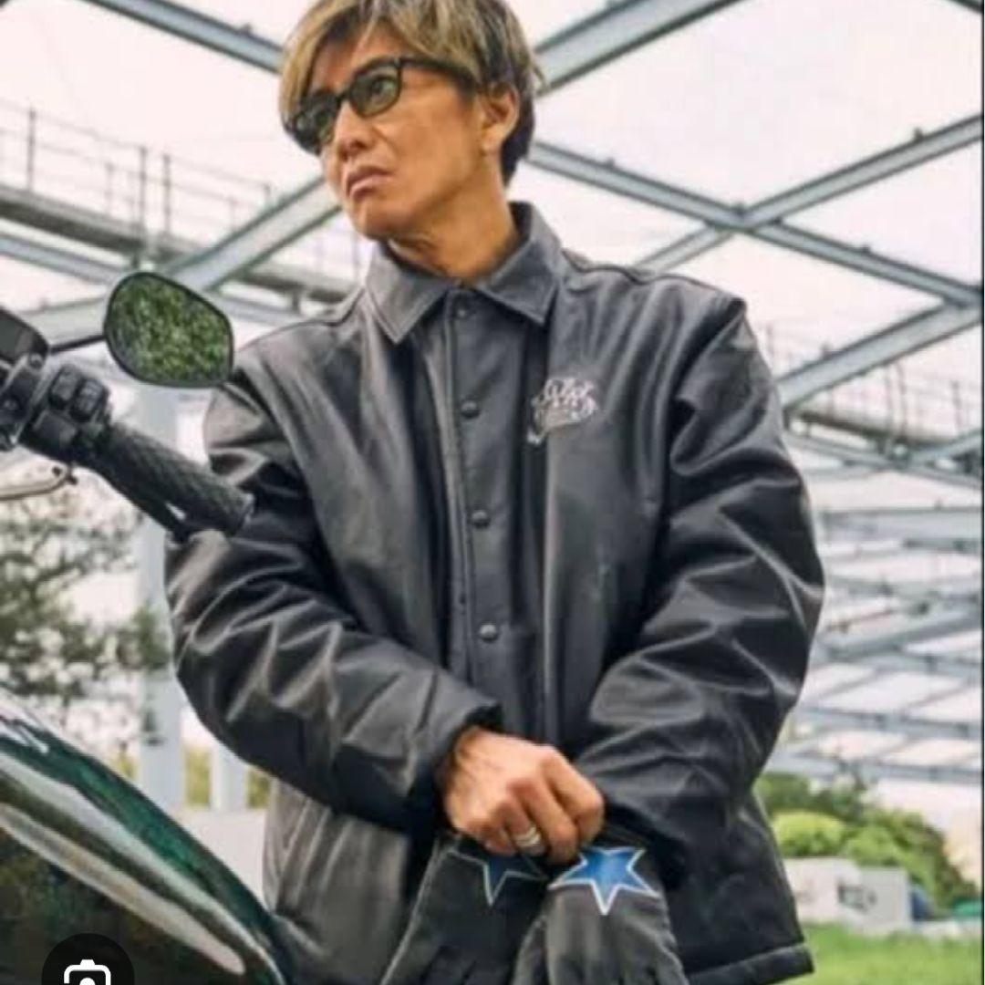 ROLLER FAKE LEATHER COACH JACKET 木村拓哉着用L