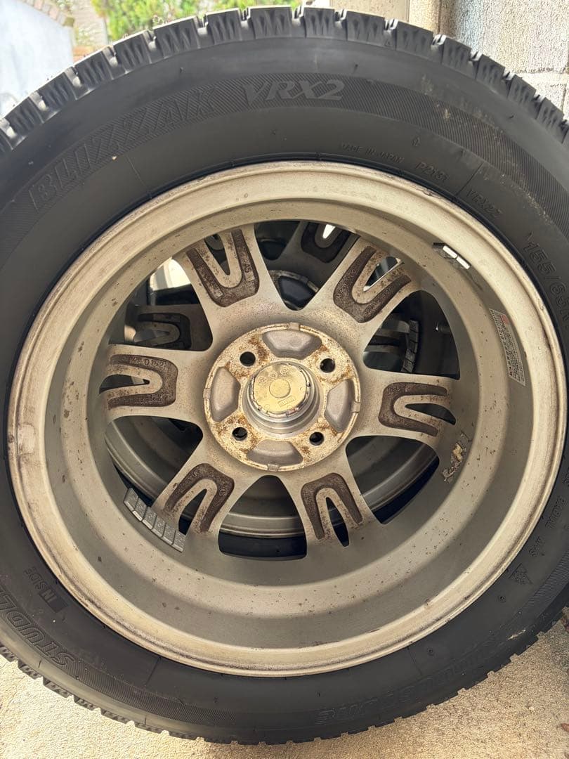 ブリヂストン スタッドレスタイヤ 14インチ ホイール付き