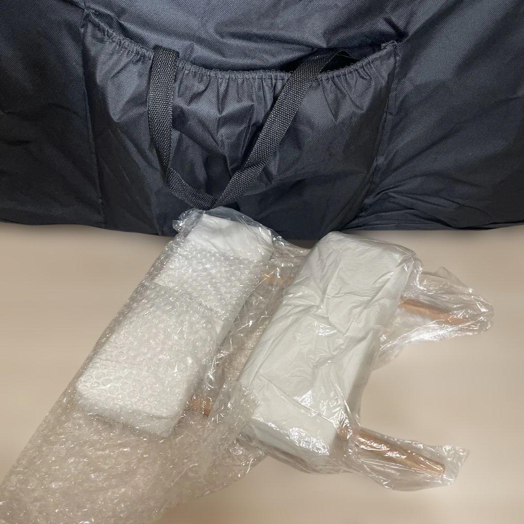 マッサージベッド　施術ベッド　折りたたみベッド　ホワイト