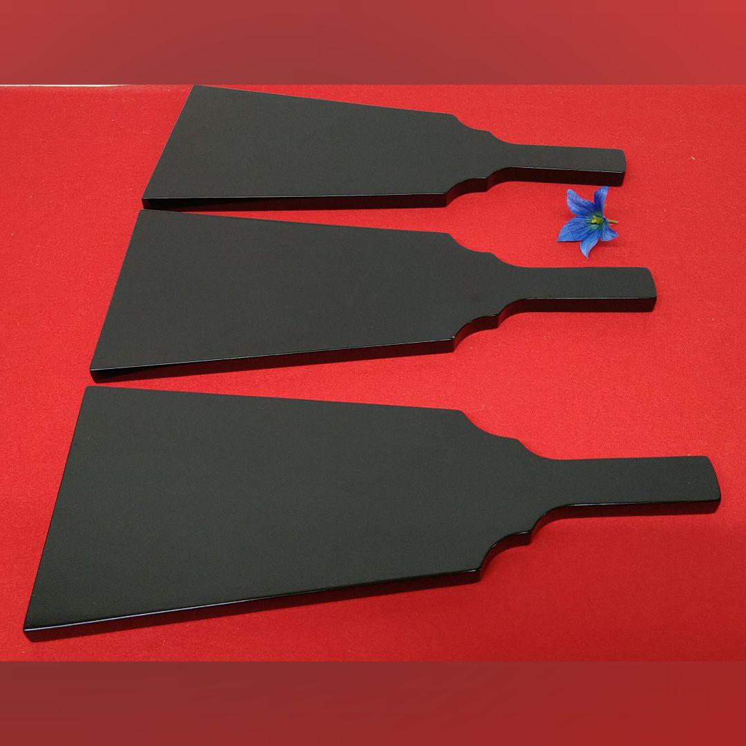 Ａ958 輪島塗 高級漆塗 懐石膳 羽子板形 羽子板膳 会席膳 木箱入 十膳