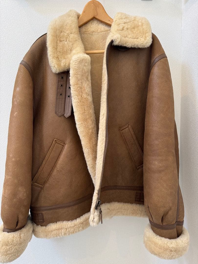 ムートンジャケット　本革　ムートン