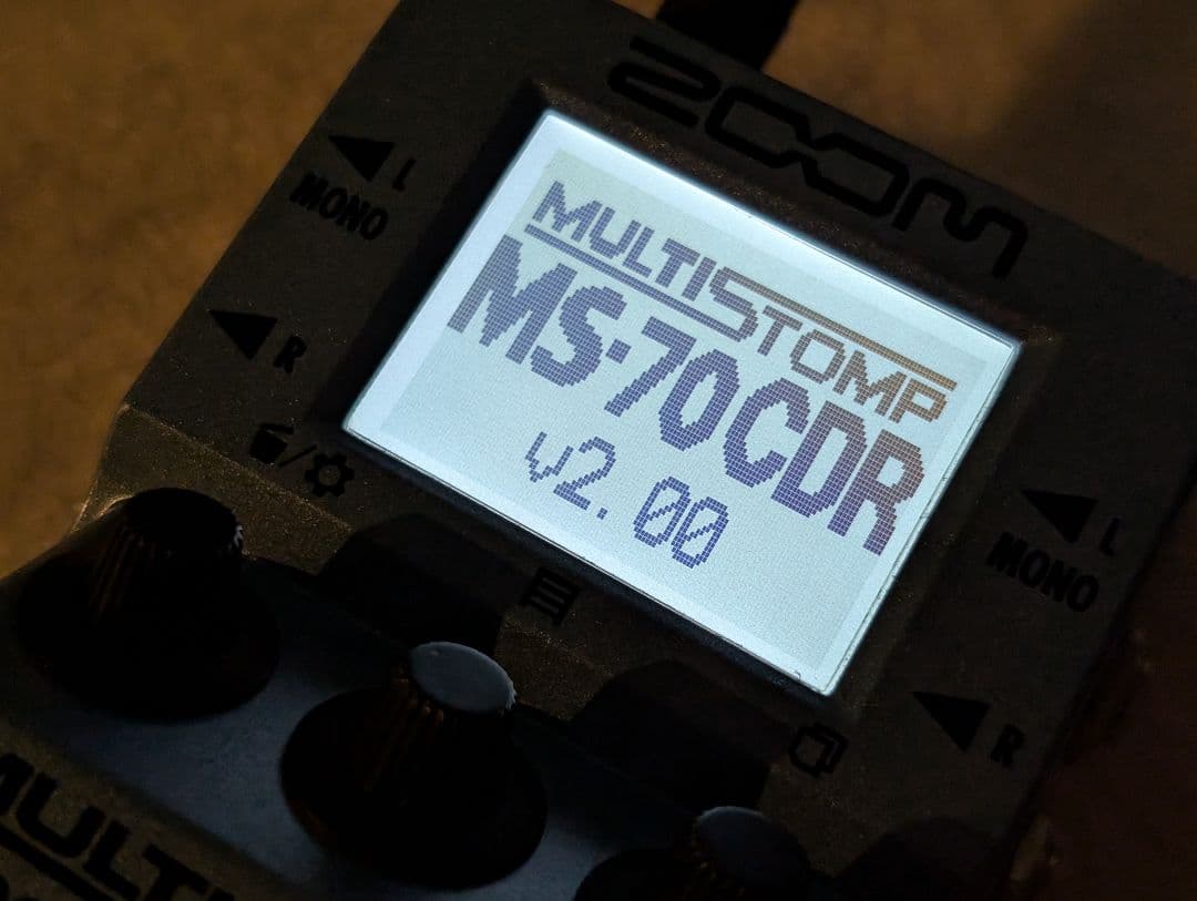 【美品USED】ZOOM MS-70CDR ギターエフェクター