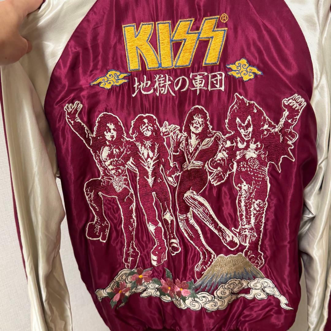 KISS × テーラー東洋 スカジャン Sサイズ リバーシブル