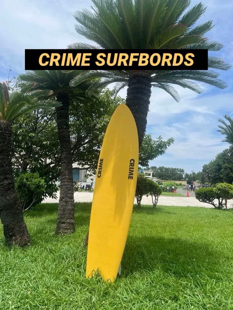 新品同様 CRIME サーフボード ミッドレングス ファンボード