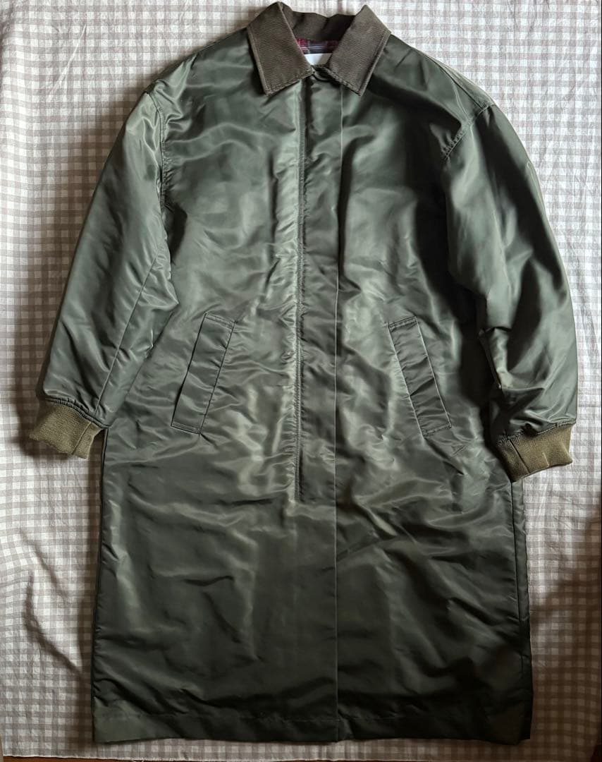 JOHNBULL ジョンブル ナイロンツイル ロング MA-1 コートMサイズ