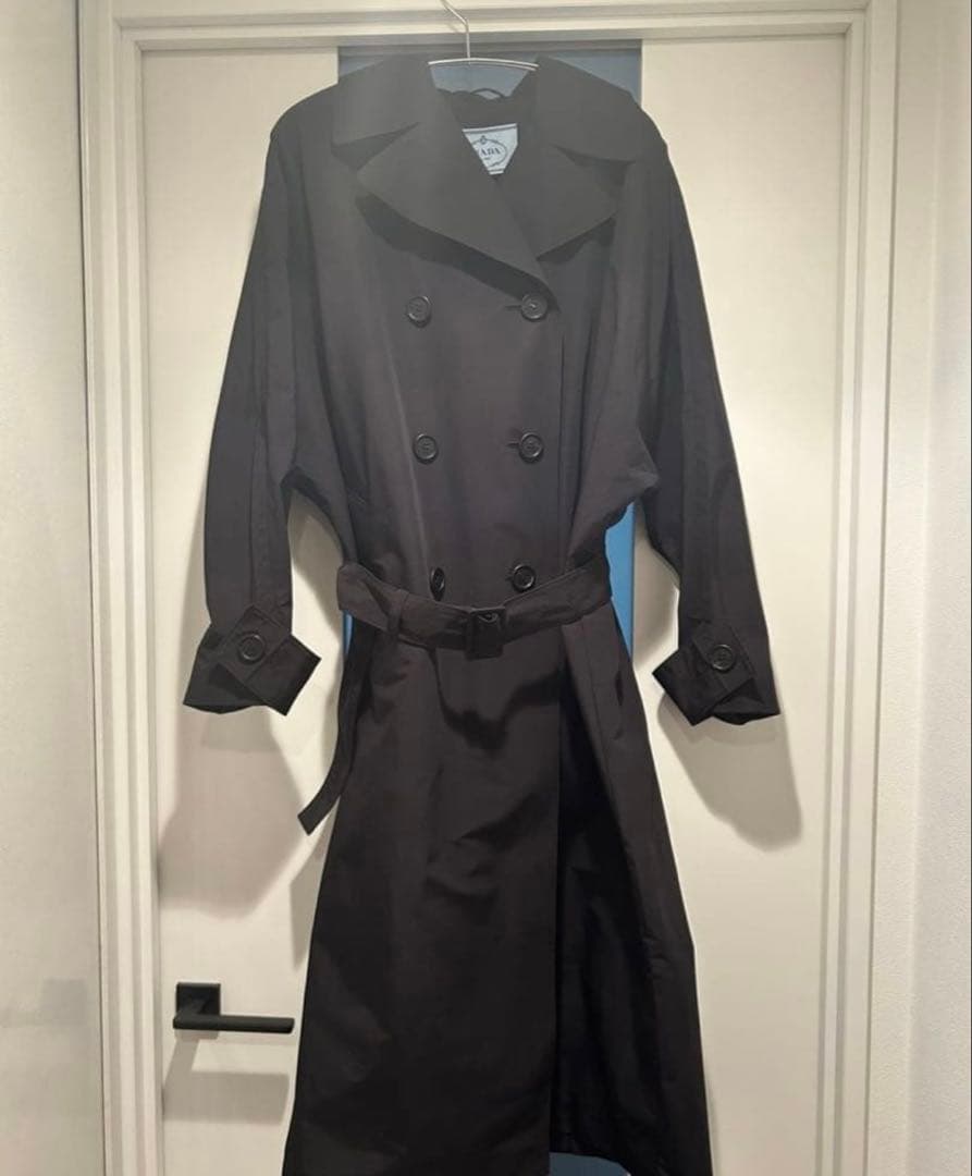 PRADA プラダ　トレンチコート　テクニカルポプリン