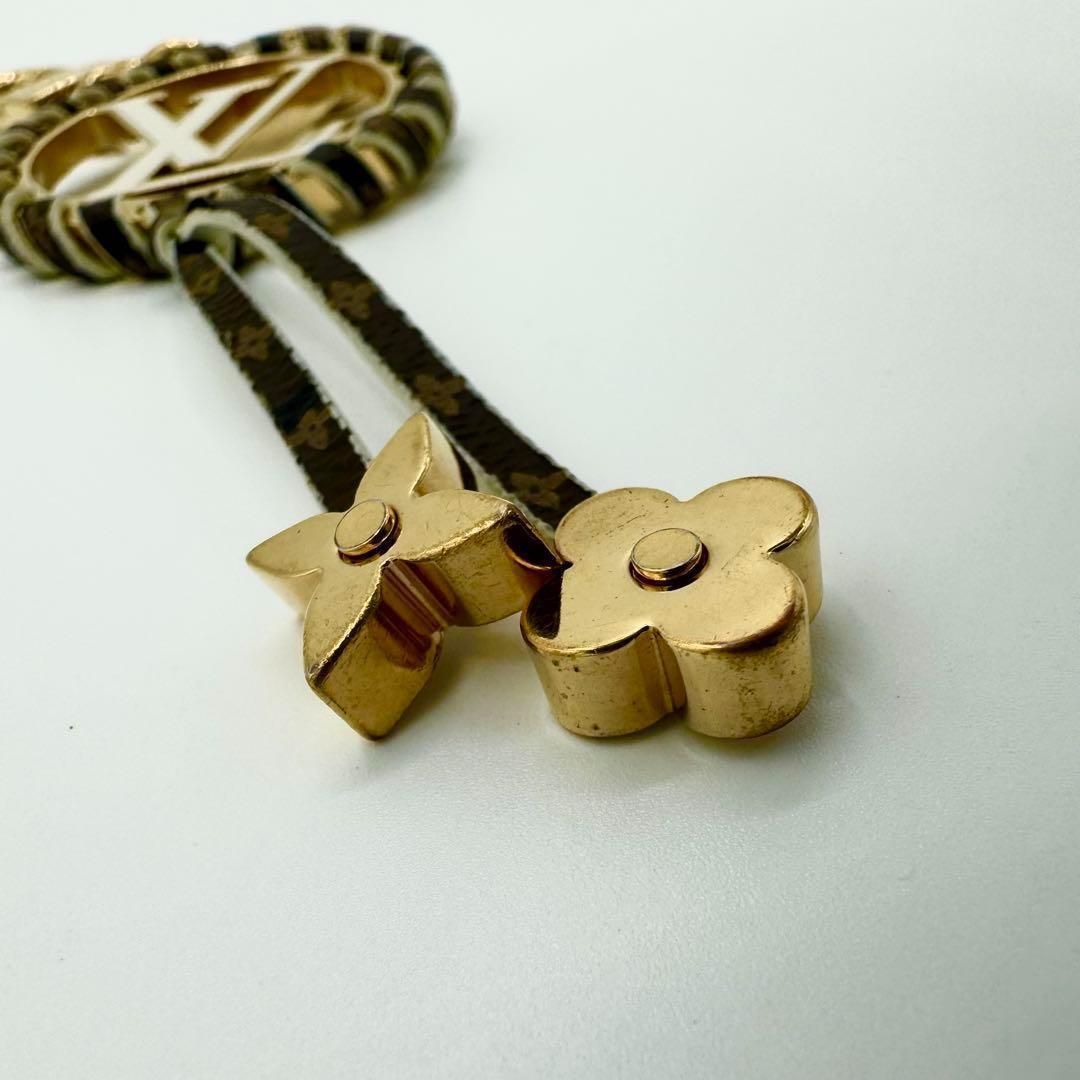 ルイヴィトン　キーホルダー　モノグラム　ポルトクレベリー　キーリング　チャーム