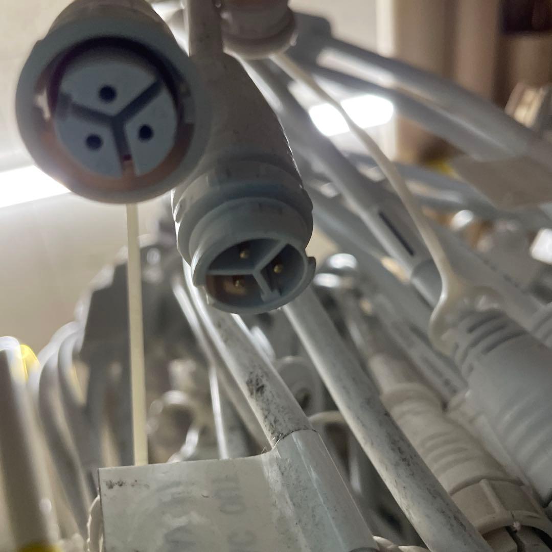 植物育成用 LED照明 3ピンコネクタ　新品未開封１０本/ケース+電源コード5本