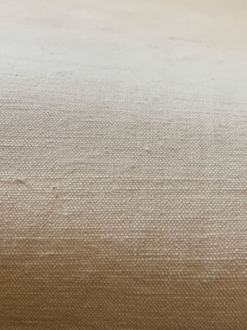 希少超大判 赤刺繍 フランスアンティーク未漂白リネン 二枚はぎ3.4x2.4m