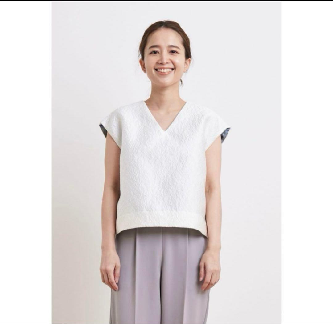 yori shirocon ミモザショートブラウス 36