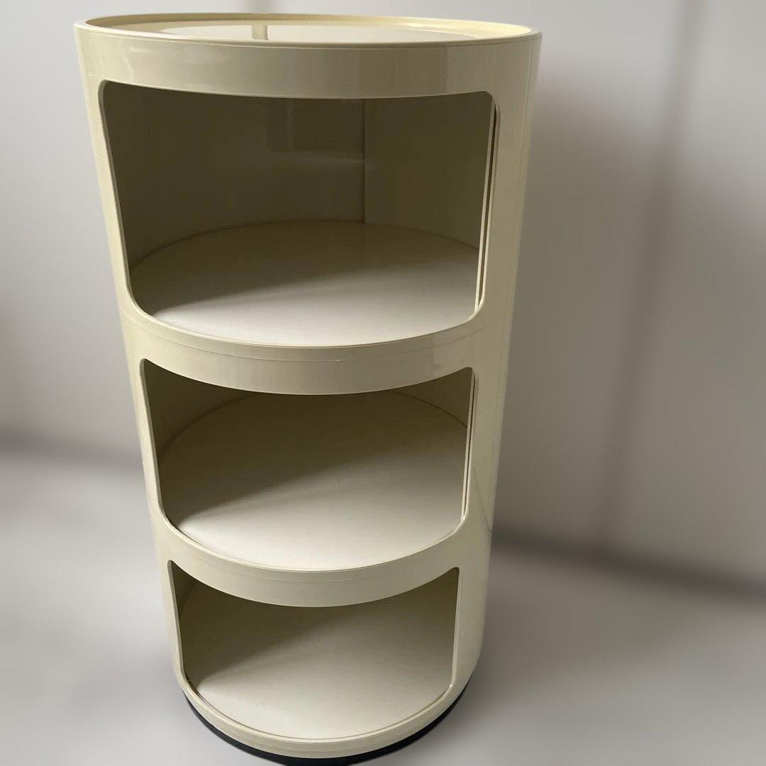 正規品　Kartellカルテル　コンポニビリ 3段 ホワイト　キャビネット　収納