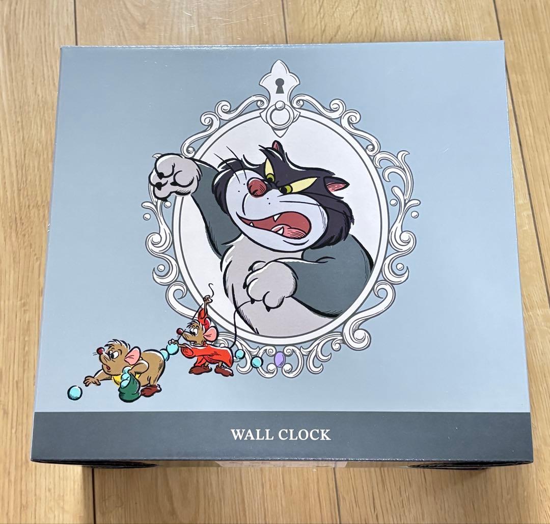 ディズニーストア　ルシファー　掛け時計　時計　シンデレラ　ジャック＆ガス