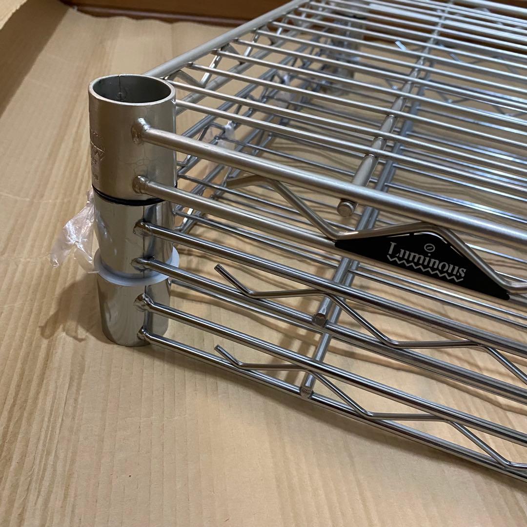 ルミナス〔幅７５×奥行４５〕　プレミアム棚板⓬×１　＆　スタンダード棚板⓭ ×３