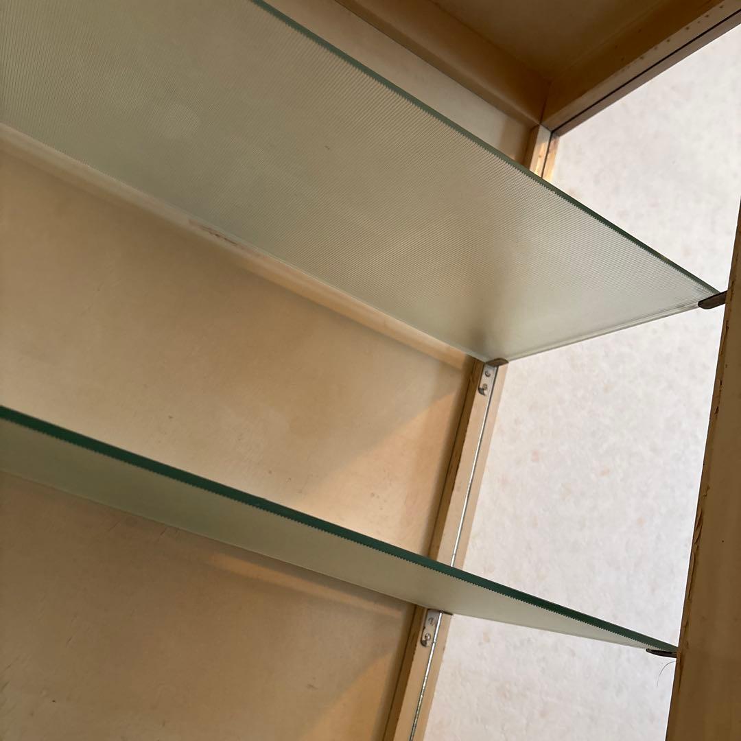 アンティーク　木製医療棚