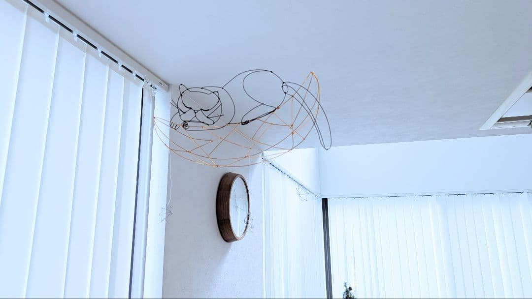 ほしふるよるに ワイヤーアート
