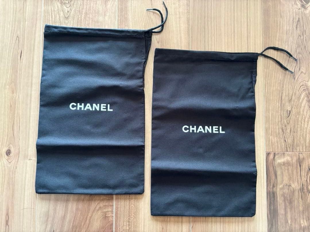 美品【CHANEL シャネル】バレリーナ 35.5(22.5センチ) 保存袋付