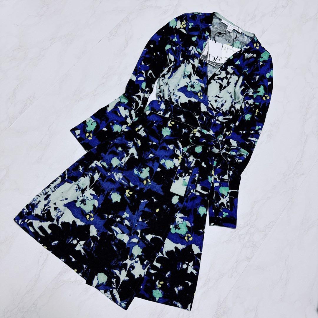 新品タグ付き✨DIANEvonFURSTENBERG ラップワンピース　ウール