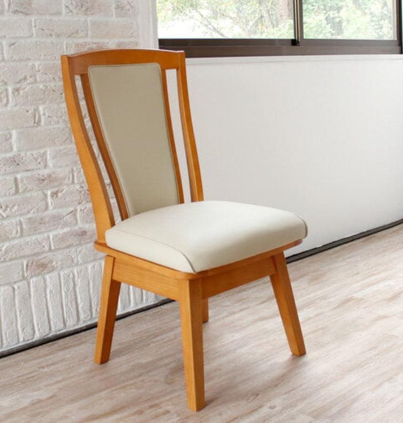 CRS　回転式ダイニングチェア　1脚　ナチュラル