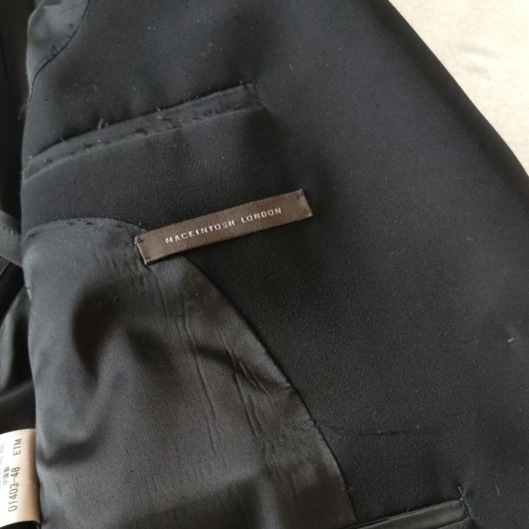 マッキントッシュロンドン スーツ パンツ セットアップ 3ピース 黒 サイズ38