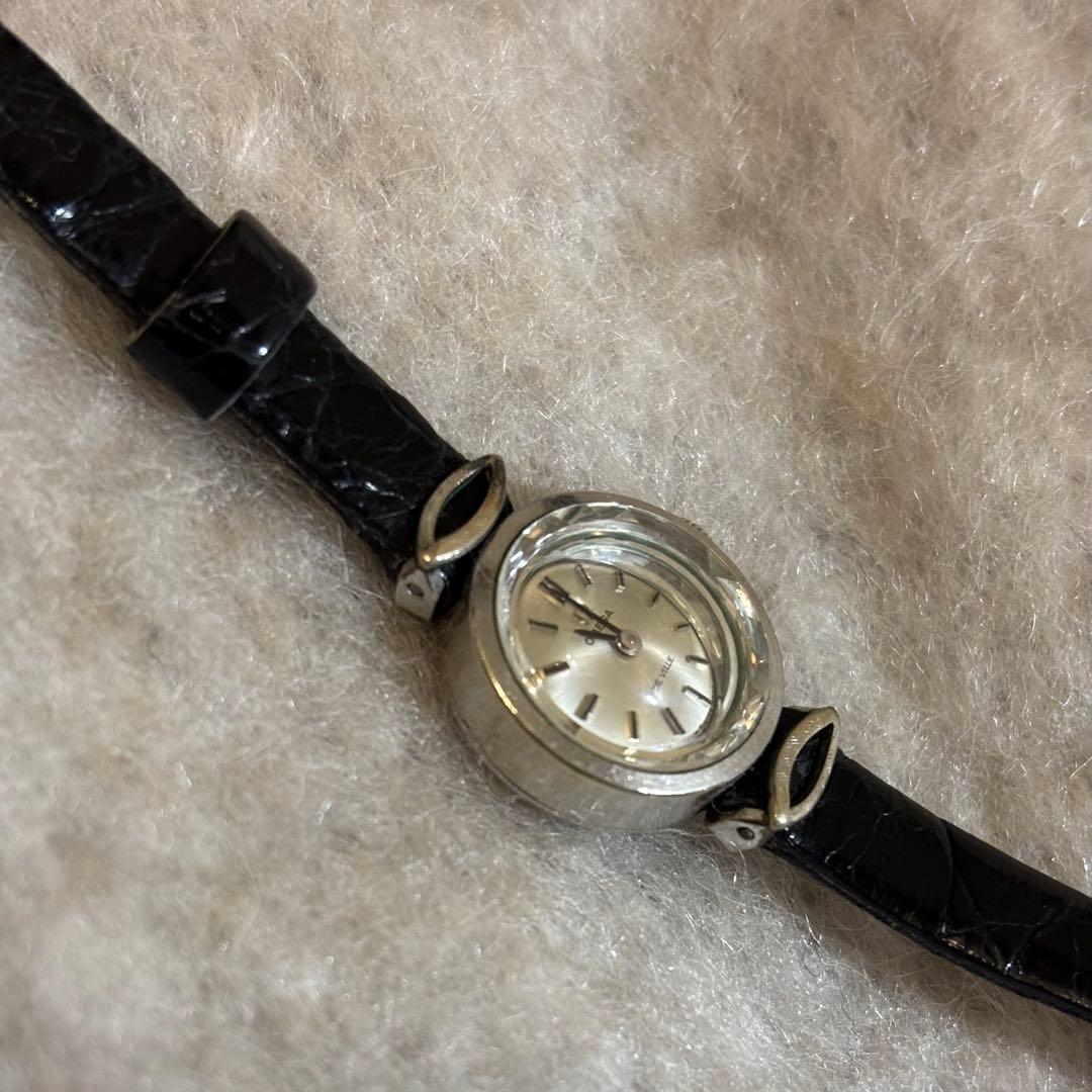 OMEGA デビル　　手巻き　　カットガラス　不動