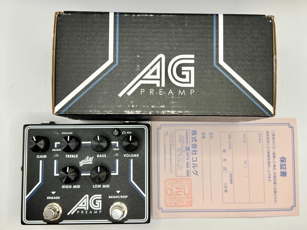 【ほぼ未使用】AGUILAR AG PREAMP DI PEDAL アギュラー