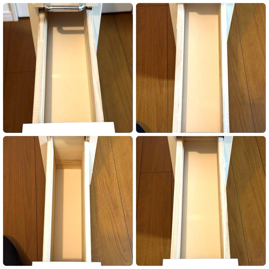 dinos ステンレス天板 隙間収納 引き出しタイプ 完成品 日本製 幅15cm