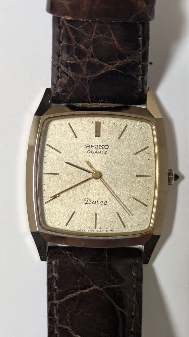 よねっち　SEIKO Dolce タングステン シャンパンゴールド