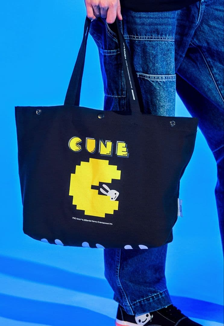 CUNE PACKMAN45周年 コラボトートバッグ 食べられるウサギ 限定品