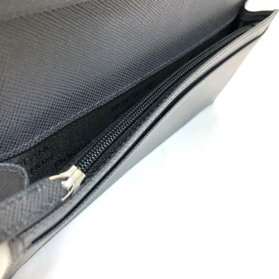 【未使用✨ 極美品】　MONTBLANC モンブラン 長財布 二つ折り　グレー