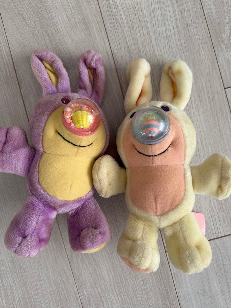 アメリカ購入1989年ノージーベアうさぎヴィンテージ　ナイルパーチ　ムチャチャ