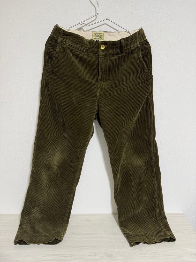 SCHOTT CORDUROY TROUSERS/コーデュロイ トラウザーズ