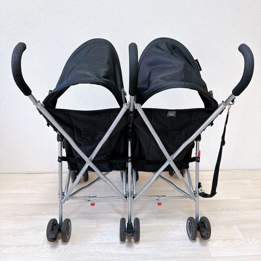 COOL KIDS CK バギー ツインモデル　双子　ベビーカー　軽量　ブラック
