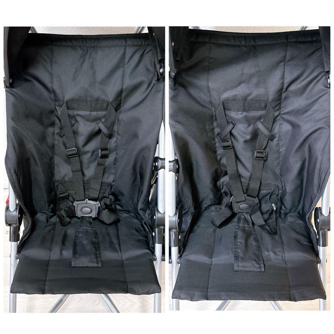 COOL KIDS CK バギー ツインモデル　双子　ベビーカー　軽量　ブラック