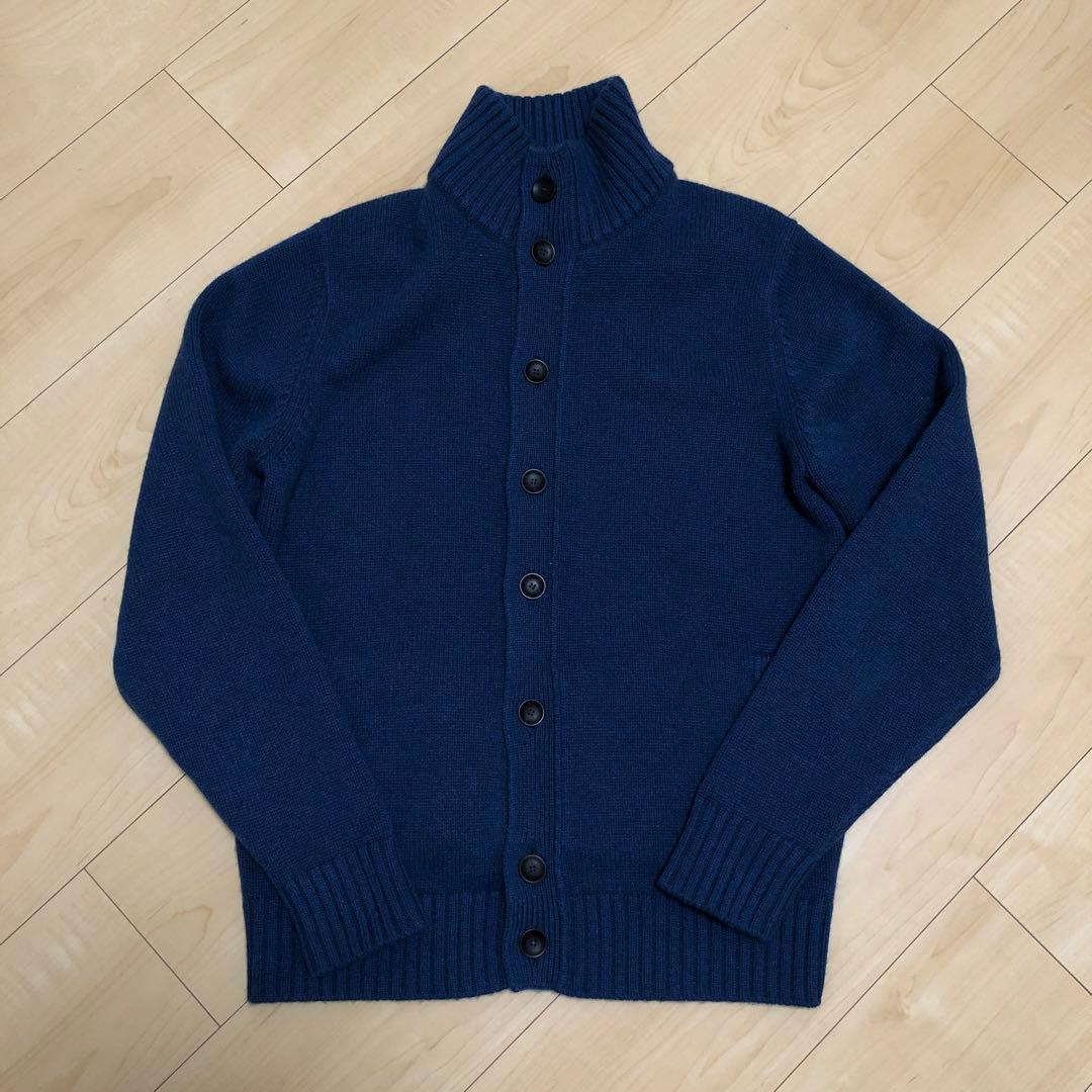 【最終値下げ】希少 ZANONE（ザノーネ）5ゲージカシミアスタンドカラーニット