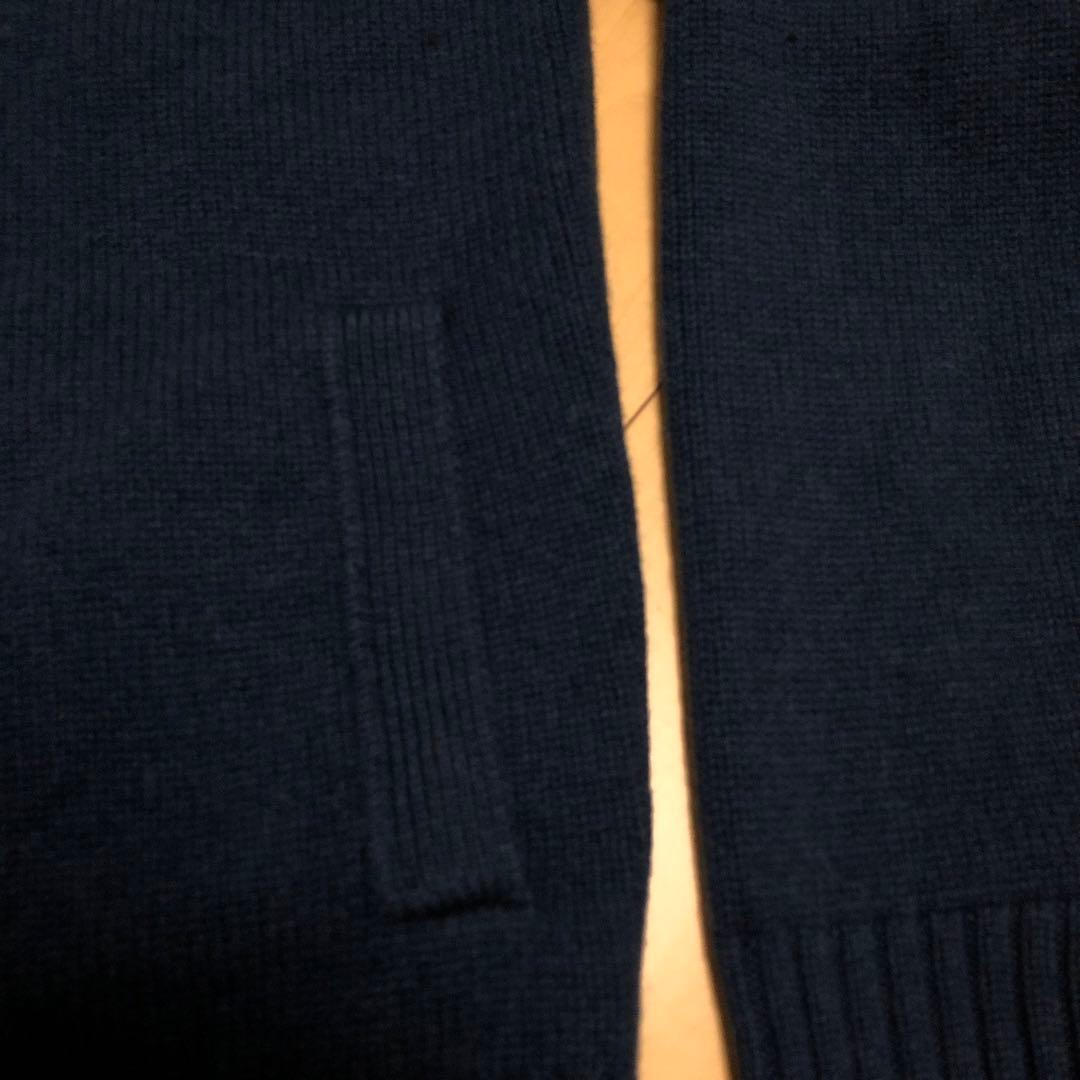 【最終値下げ】希少 ZANONE（ザノーネ）5ゲージカシミアスタンドカラーニット