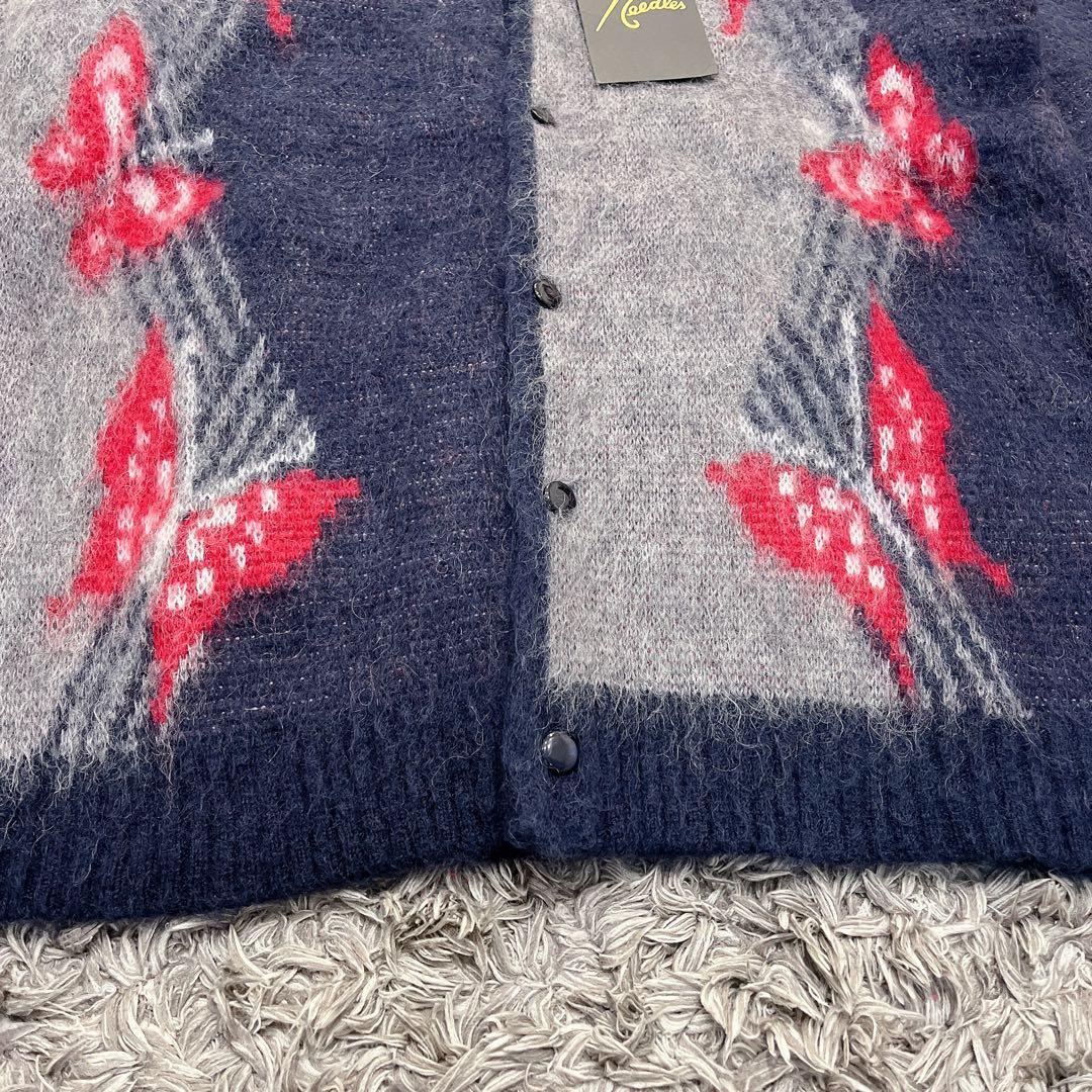 タグ付き✨ Needles 宮脇咲良着用22AW パピヨン モヘヤカーディガン