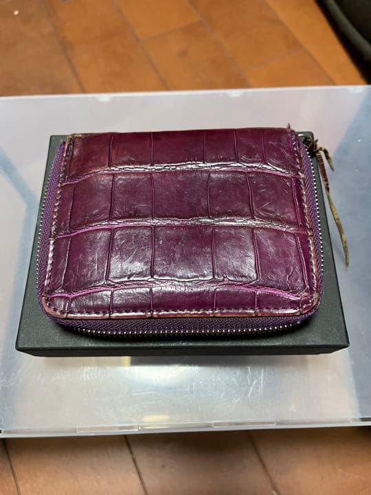 み*ん様 定価10万円以上！BRU NA BOINNE クロコウォレット　希少パ