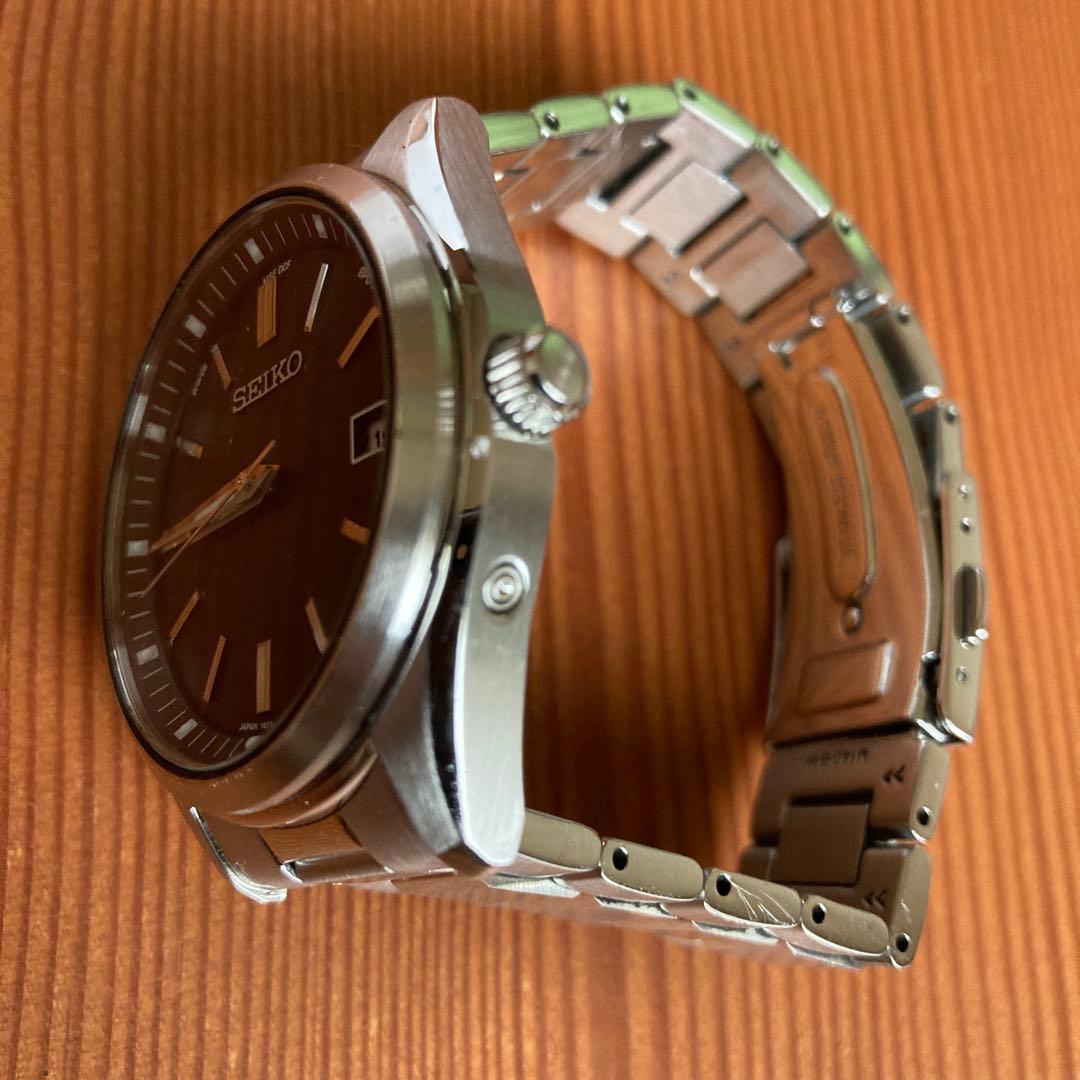 ２０２４年６月購入／セイコー／ＳＢＴＭ３２３ブラック／ソーラー／￥５１,７００