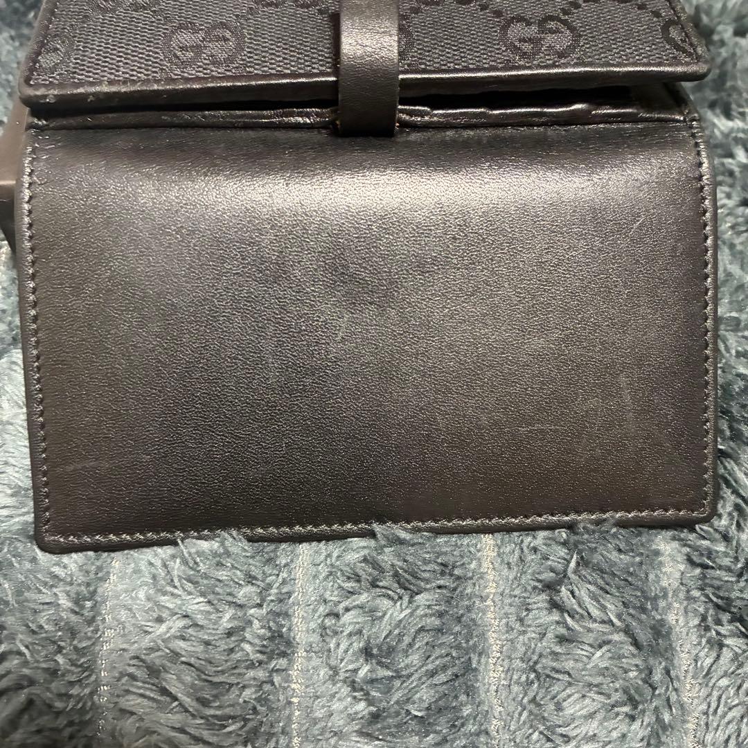 お*か様 GUCCI 二つ折り財布　ジャッキー　GGライン　刻印　箱付き グッチ