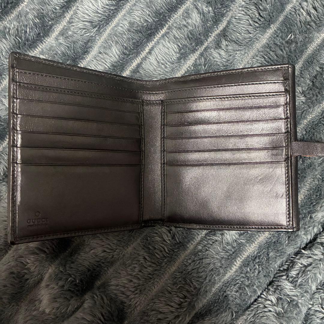 お*か様 GUCCI 二つ折り財布　ジャッキー　GGライン　刻印　箱付き グッチ