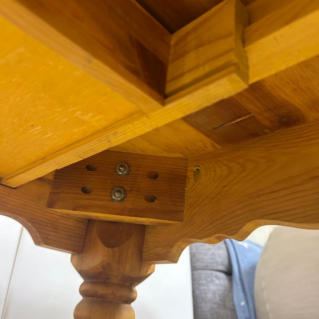 カントリー家具　デスク　パイン材　引き出し2 アンティークデスク　テーブル