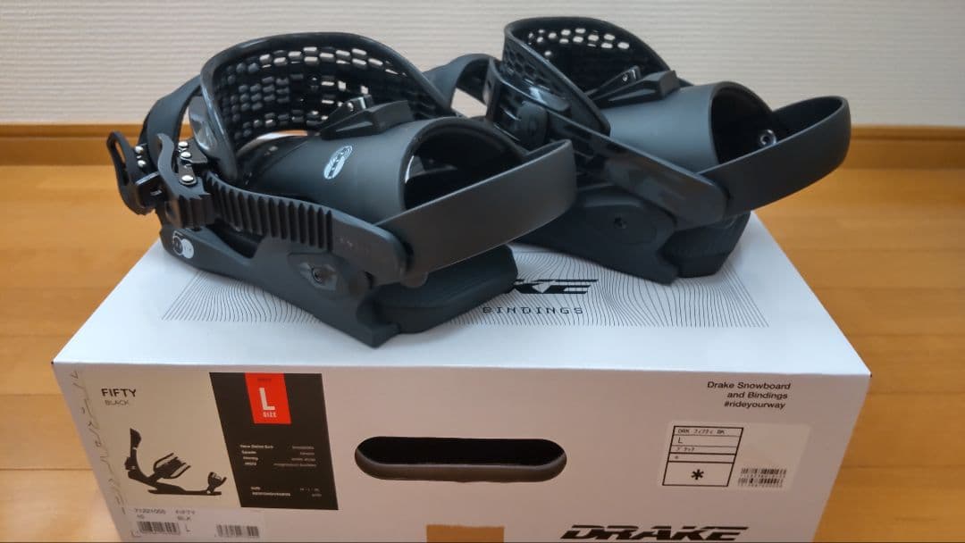 Drake Fifty ビンディング Lサイズ ブラック