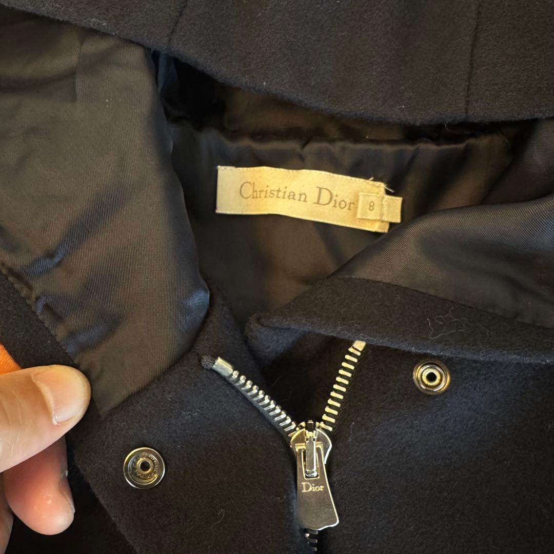 Christian Dior クリスチャンディオールキッズ　ウールコートネイビー