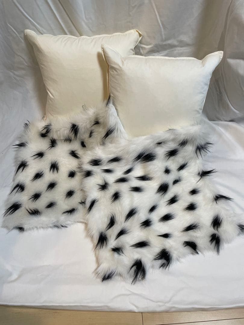 Francfranc クッションカバー　　　　　　フェザークッション　2個セット