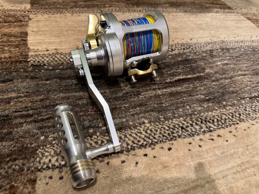 シマノ　タリカ25Ⅱ 新品PE付　パワーハンドル付き