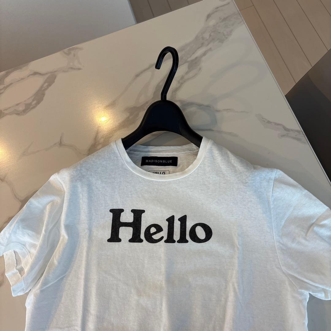 MADISONBLUE（HELLO）Tシャツ ホワイト サイズ01