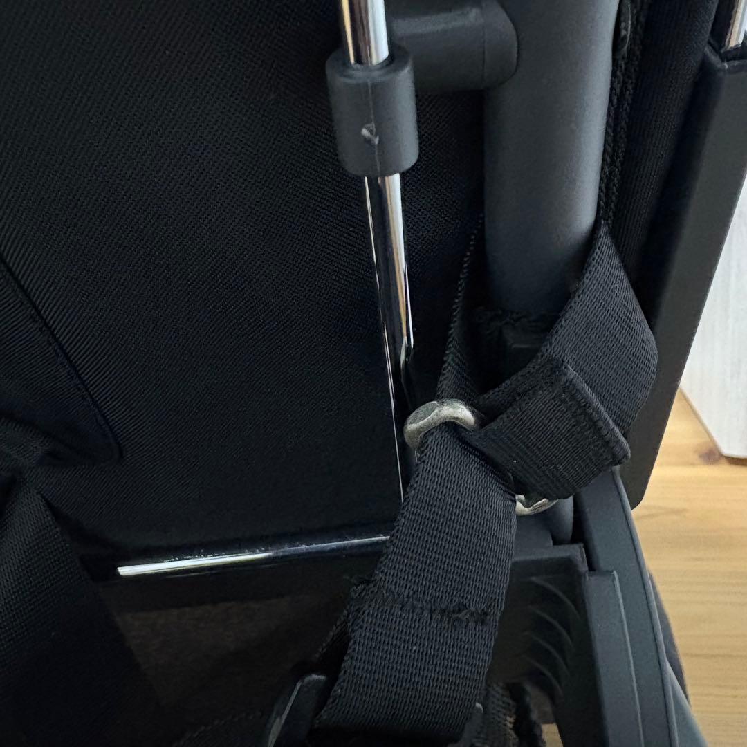 カブース ウルトラライト 2人乗りベビーカー ブラック ベビーカーバッグ付