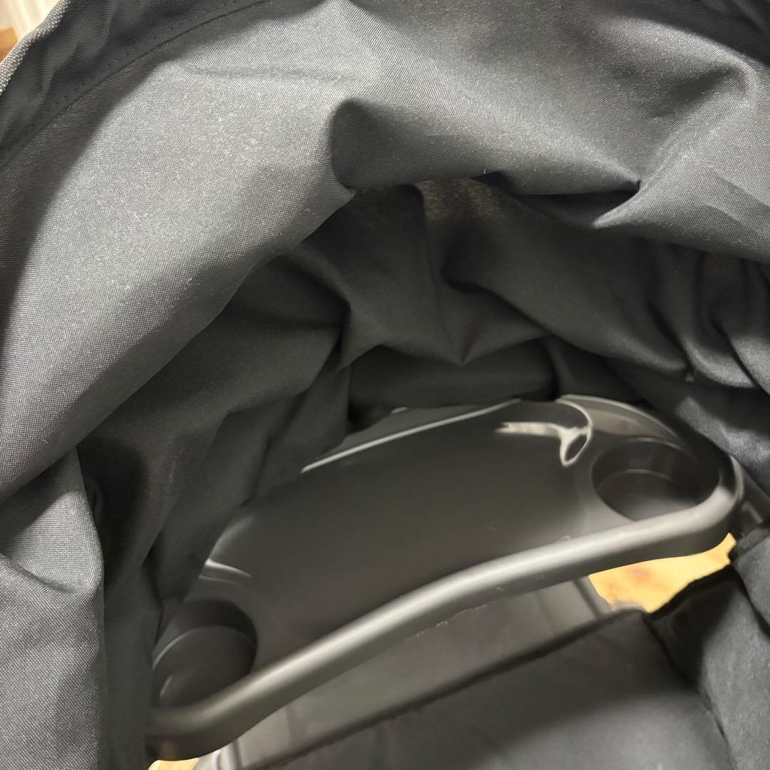 カブース ウルトラライト 2人乗りベビーカー ブラック ベビーカーバッグ付