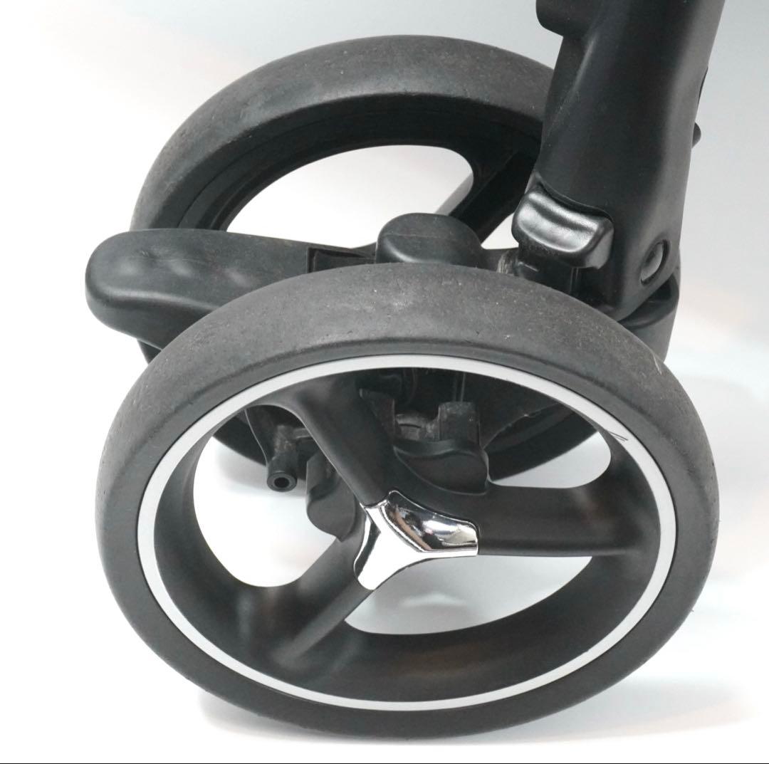 【美品】Aprica ラクーナ ビッテ クッション　ブルーアットル　ベビーカー