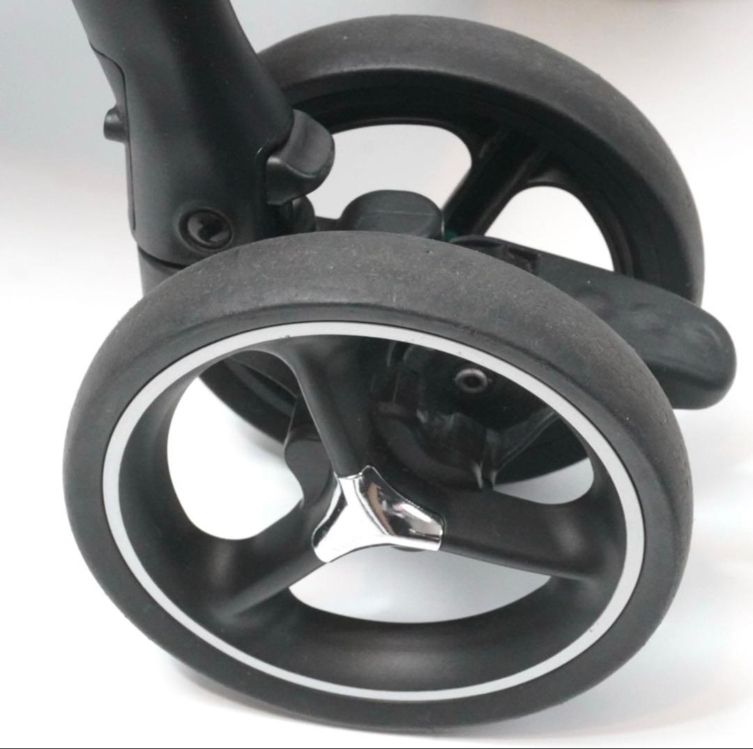 【美品】Aprica ラクーナ ビッテ クッション　ブルーアットル　ベビーカー